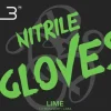 L3VEL3 Lime Small Professional Nitrile Gloves 100 Pack