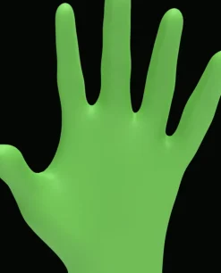 L3VEL3 Lime X-Large Professional Nitrile Gloves 100 Pack