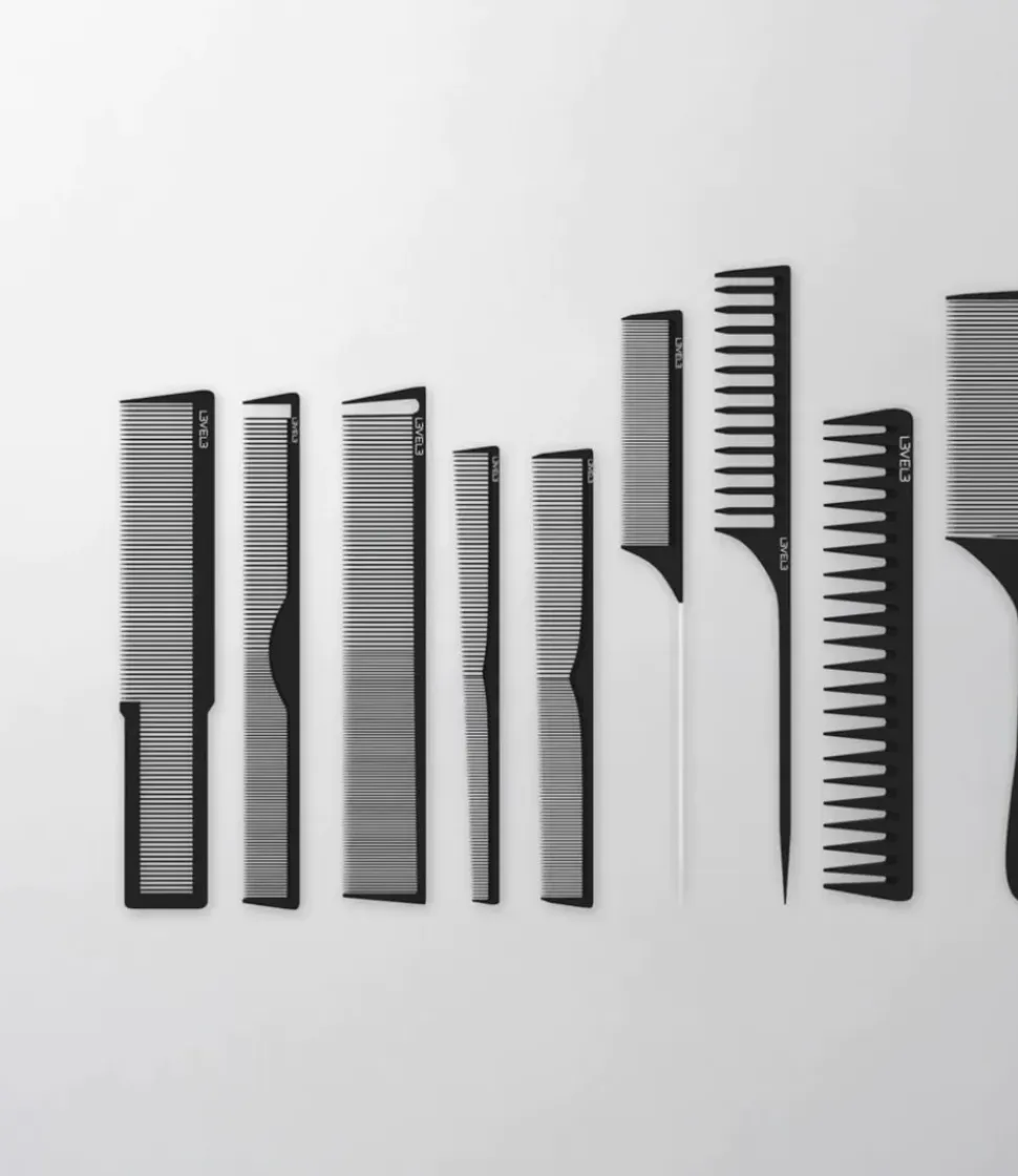 L3VEL3 - 9 Pcs Comb Set