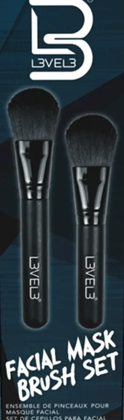 L3VEL3 - 2 Pcs Face Mask Brush Set