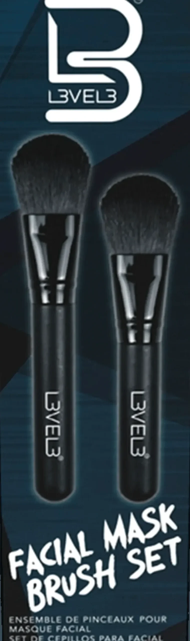 L3VEL3 - 2 Pcs Face Mask Brush Set