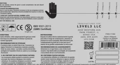 L3VEL3 Pearl Pink Large Professional Nitrile Gloves 100 Pack