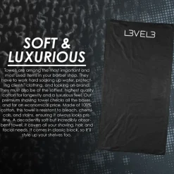 L3VEL3 Premium Shaving Towel 1 Pcs
