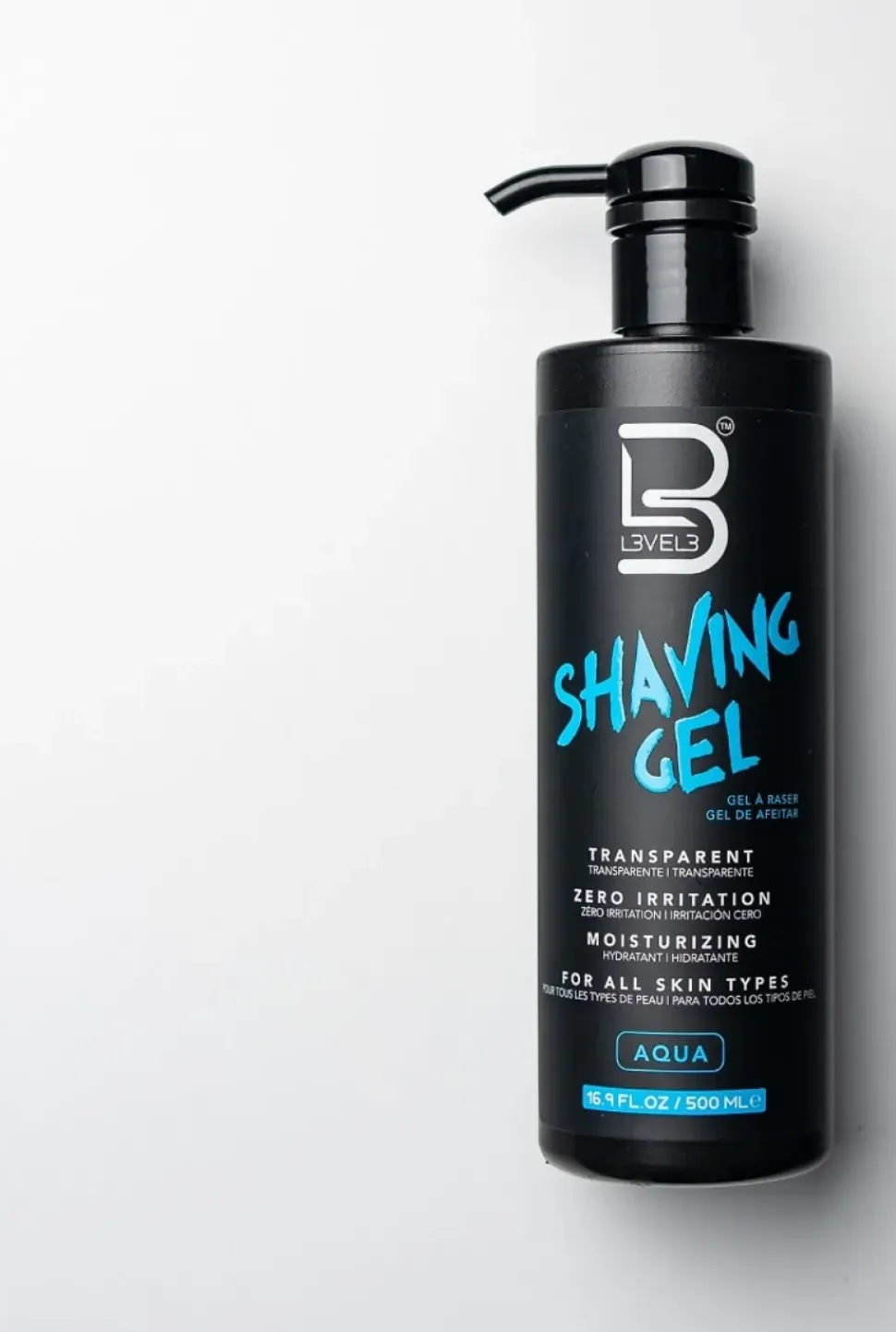 L3VEL3 - Shaving Gel Aqua 500 ml