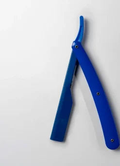 L3VEL3 Straight Razor Holder Blue