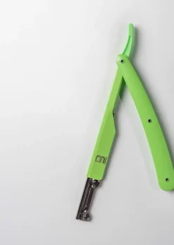 L3VEL3 Straight Razor Holder Green