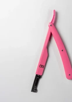 L3VEL3 Straight Razor Holder Pink