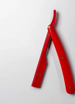L3VEL3 Straight Razor Holder Red