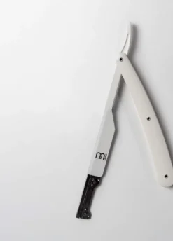 L3VEL3 Straight Razor Holder White