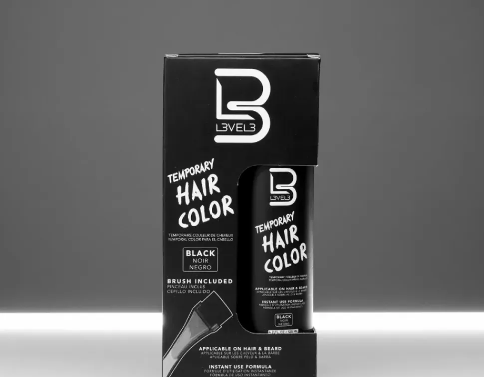 L3VEL3 - Temporary Hair Color Black 125 ml