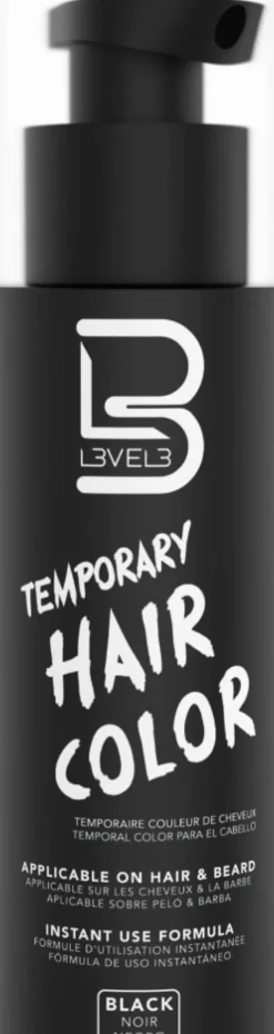 L3VEL3 - Temporary Hair Color Black 125 ml