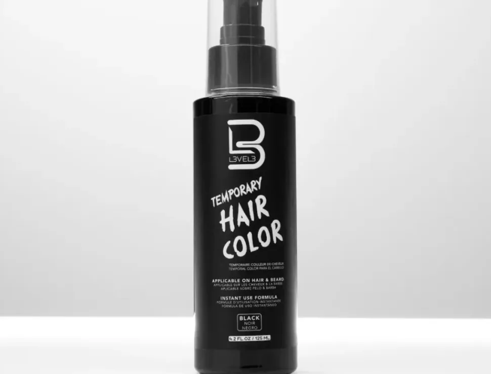L3VEL3 - Temporary Hair Color Black 125 ml