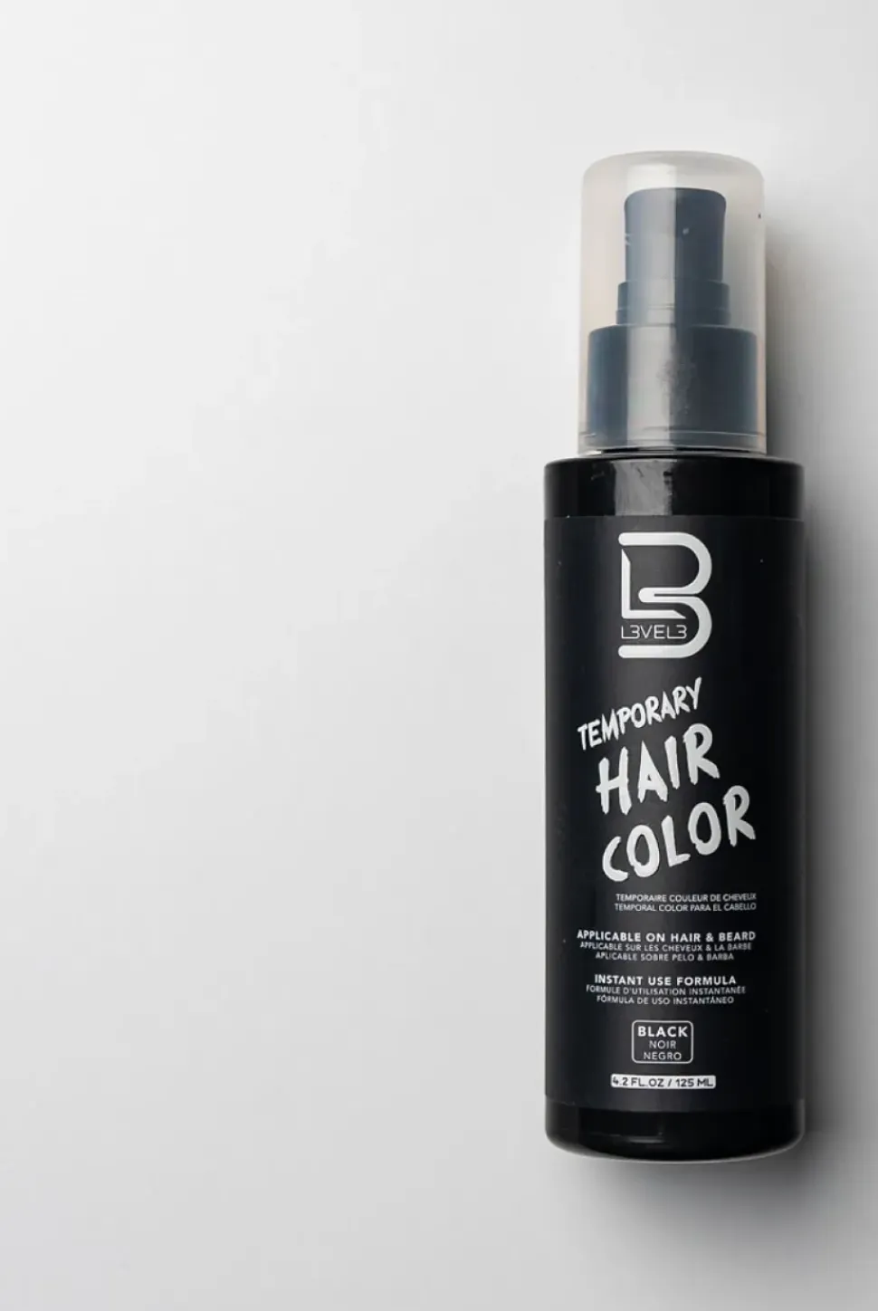 L3VEL3 - Temporary Hair Color Black 125 ml