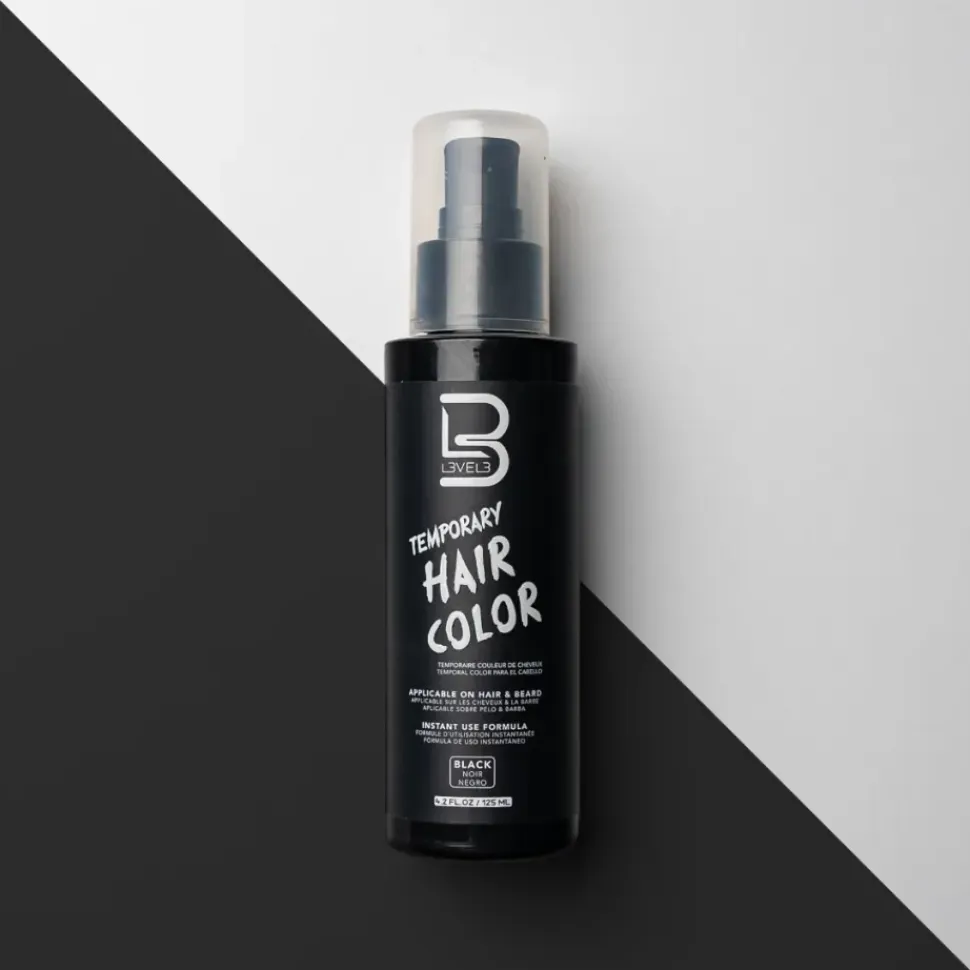 L3VEL3 - Temporary Hair Color Black 125 ml