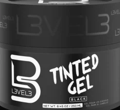 L3VEL3 - Tinted Hair Gel Black Color 250 ml