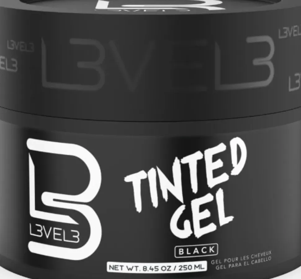 L3VEL3 - Tinted Hair Gel Black Color 250 ml