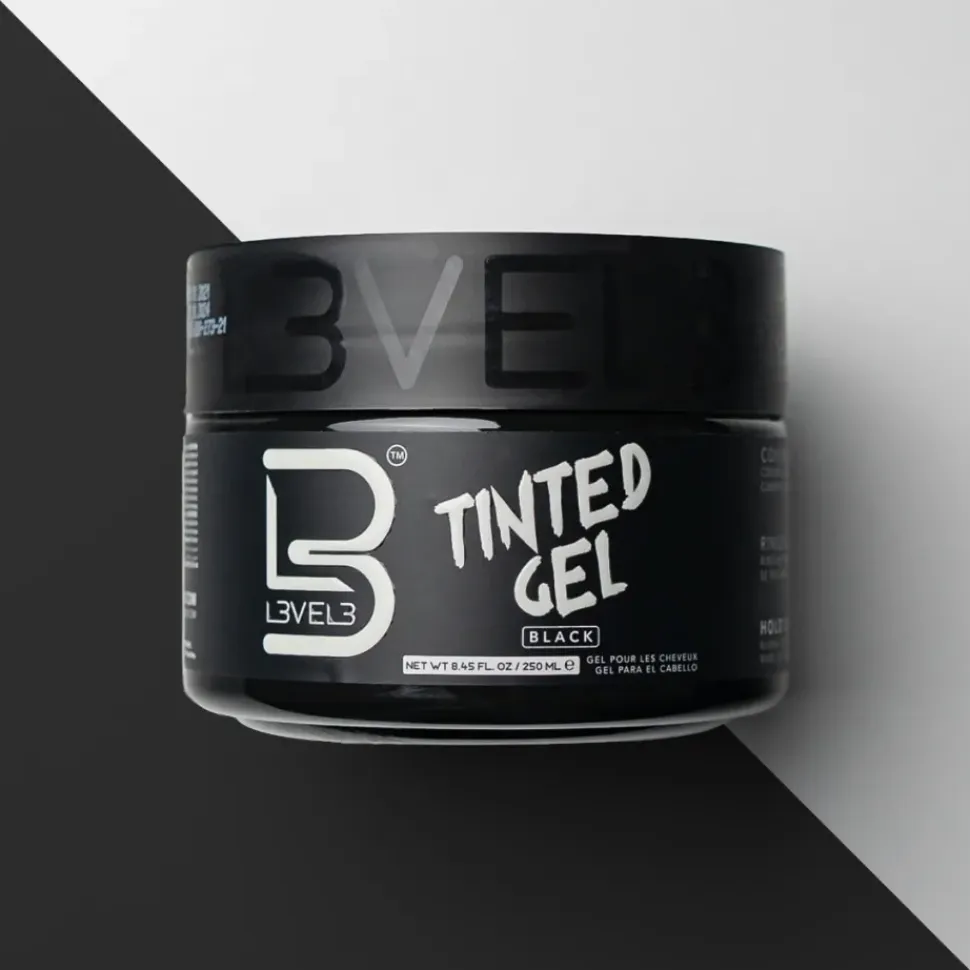 L3VEL3 - Tinted Hair Gel Black Color 250 ml