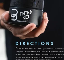 L3VEL3 - Tinted Hair Gel Black Color 250 ml