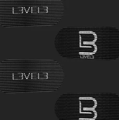 L3VEL3 Velcro Hair Grips 4 Pcs