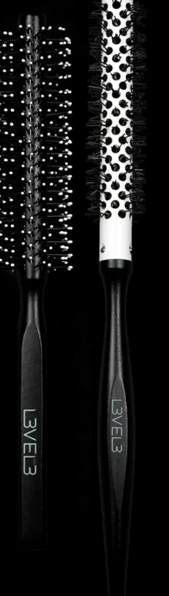 L3VEL3 - Wooden Round Brush Set