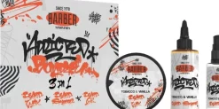 Marmara Barber Tobacco & Vanilla Beard Set 100 ml Shampoo + 50 ml Oile + 50 ml Wax