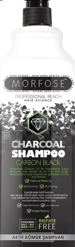 Morfose Active Charcoal Shampoo 1000 ml