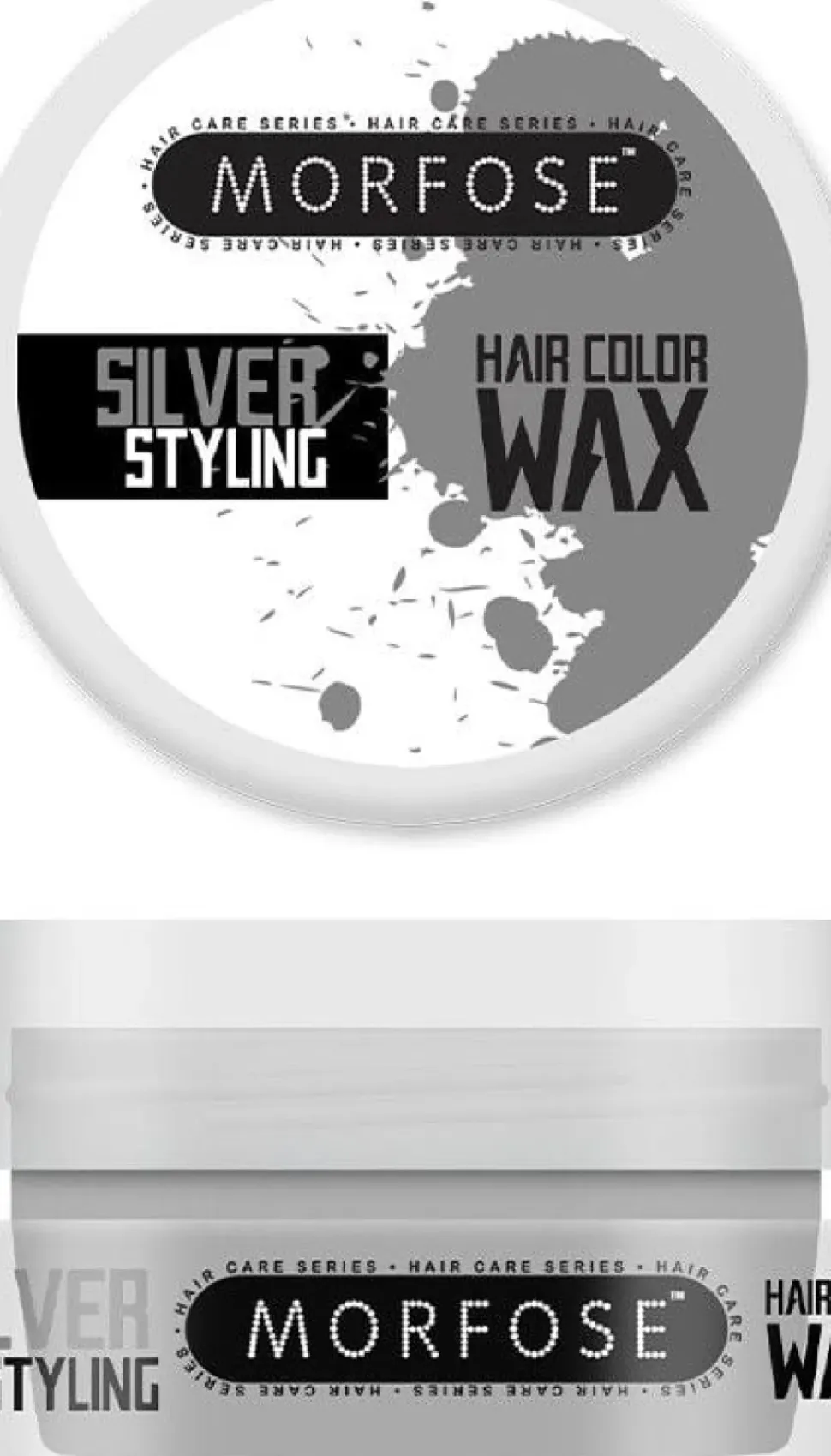 Morfose Color Hair Wax Silver 100 ml