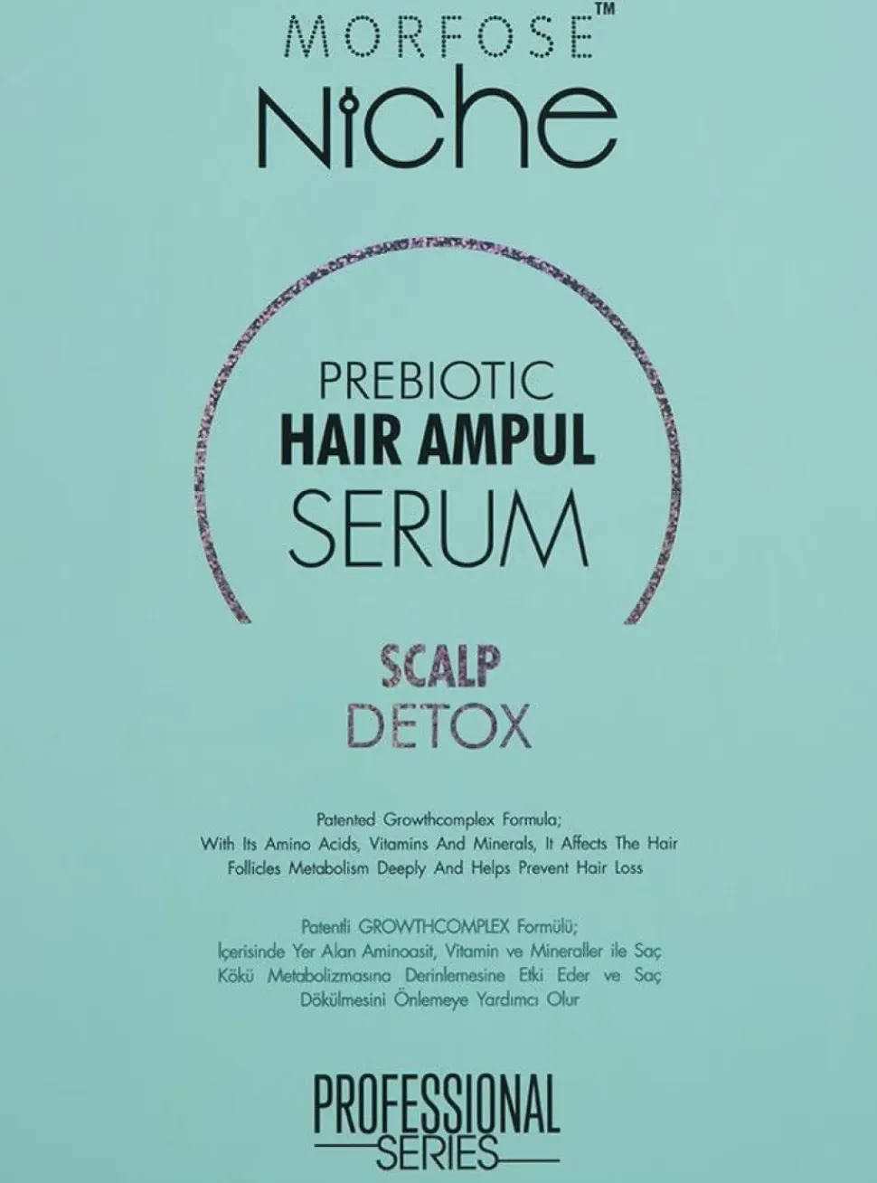 Morfose Niche Scalp Detox Prebiotic Hair Ampul Serum 12x4 ml
