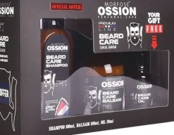 Morfose Ossion Beard Care 3 Pcs Set Shampoo + Balsam + Oil Gift Bag 220 ml