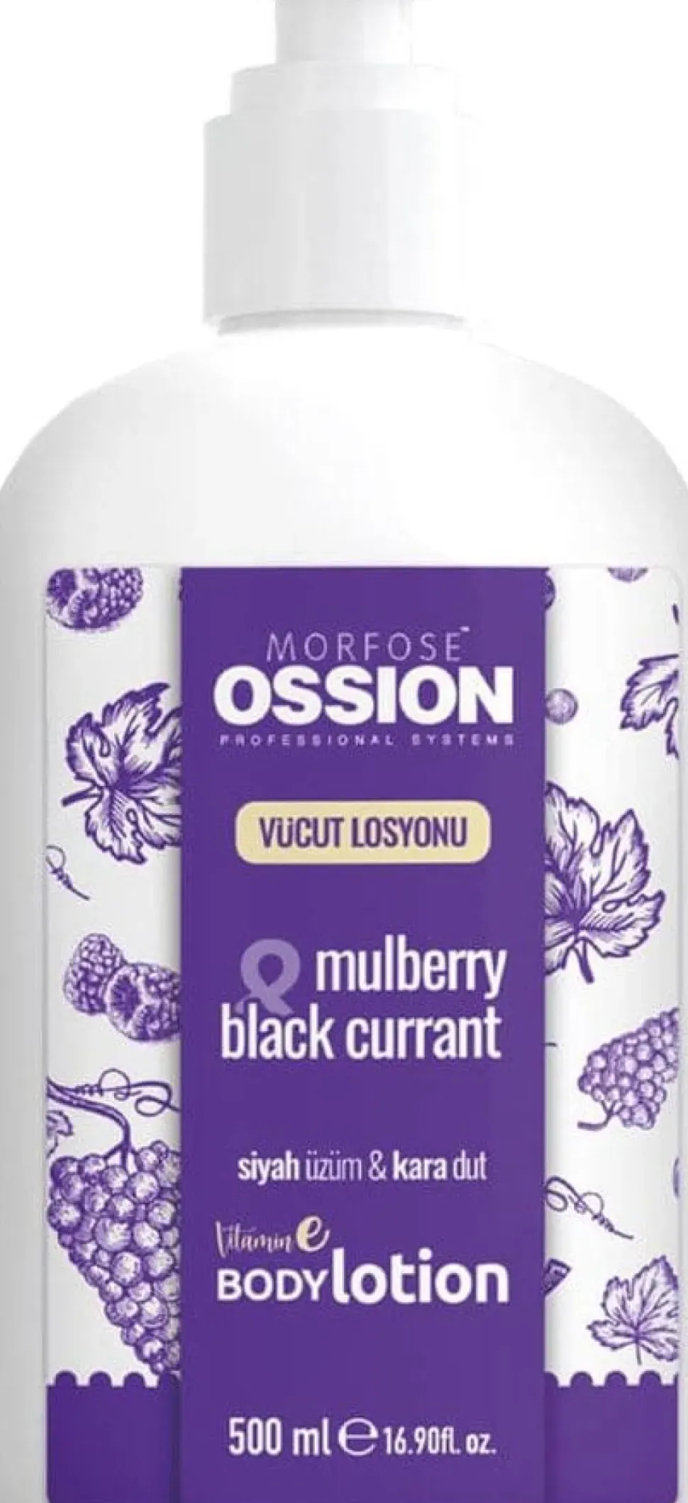 Morfose Ossion Hand & Body Lotion Mulberry Black Currant 500 ml