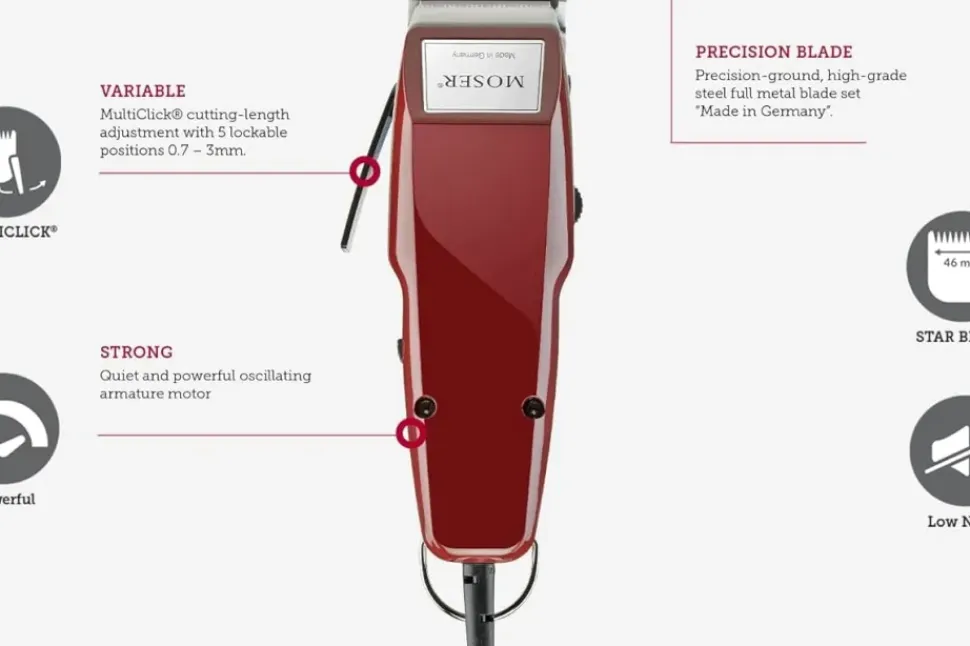Moser ProfiLine 1400 Edition Burgundy