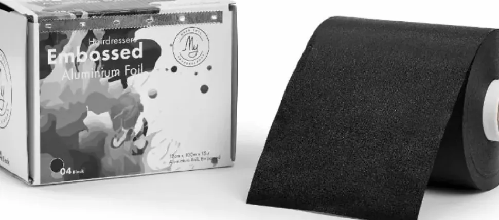 My Professional Embossed Foil 12 cm Black 100m