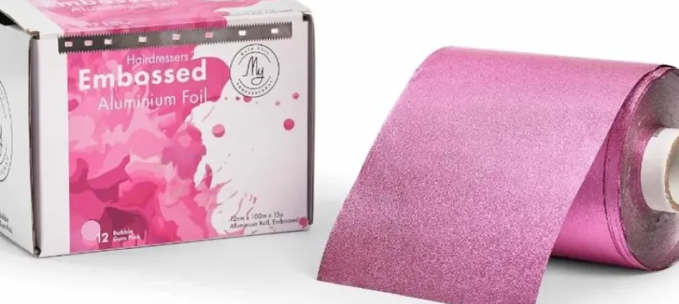 My Professional Embossed Foil 12 cm Bubble Gum Pink 100m