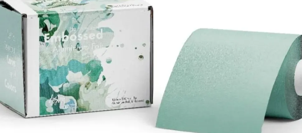 My Professional Embossed Foil 12 cm Mint Green 100m