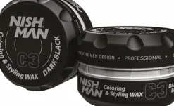 Nishman Hair Coloring Wax C3 Black - 100 ml