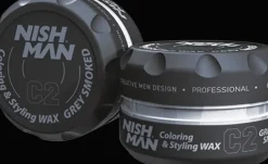 Nishman Hair Coloring Wax C2 Smoked Grey - 100 ml