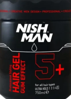 Nishman Ultra Strong Gum Effect Hair Gel 750 ml