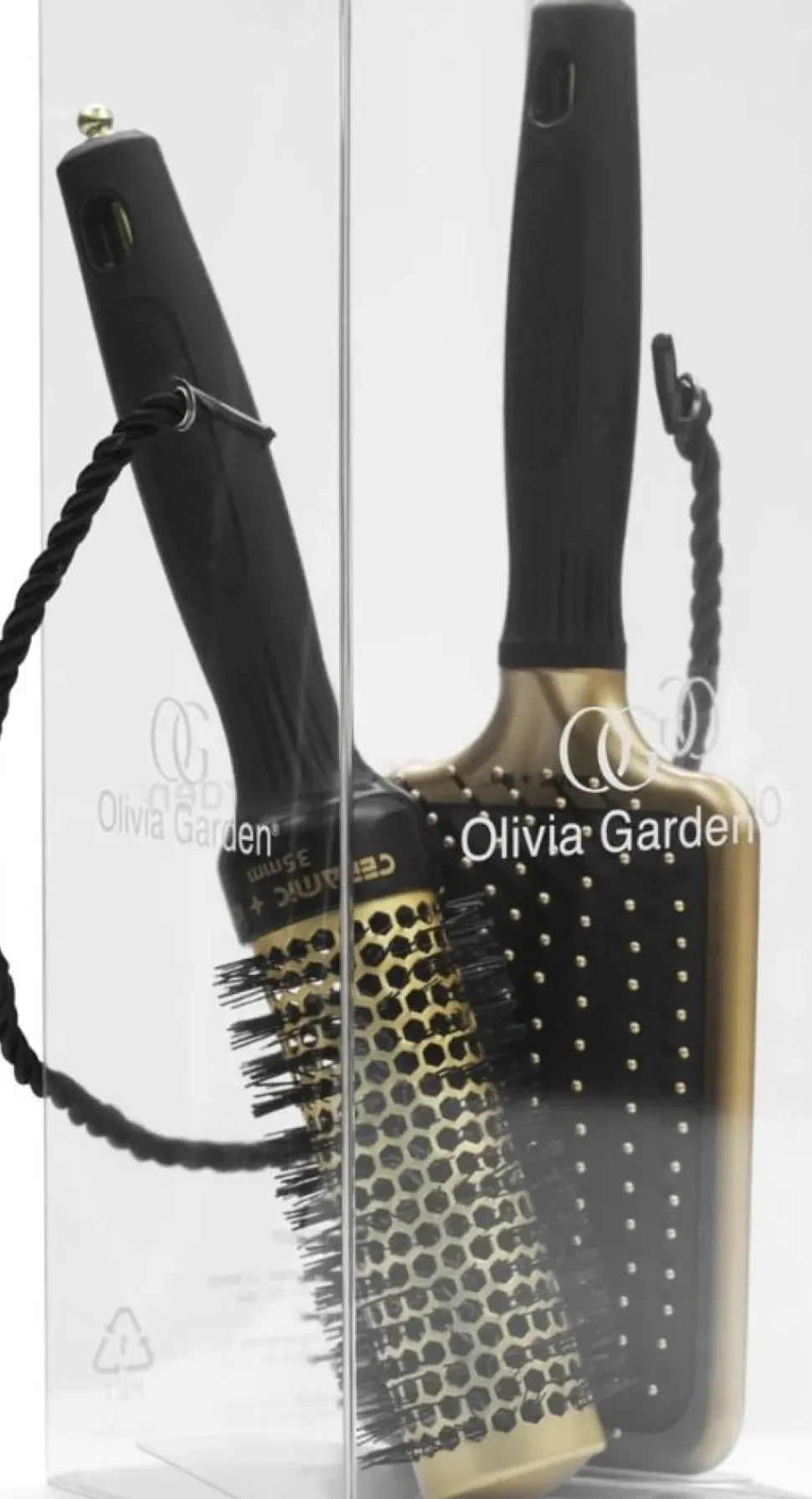 Olivia Garden Ceramic+ion Black & Gold Limited Edition