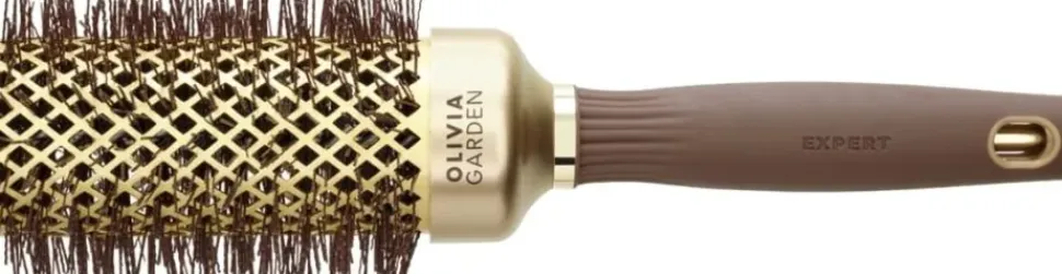 Olivia Garden Expert Blowout Shine Gold & Brown 45 mm