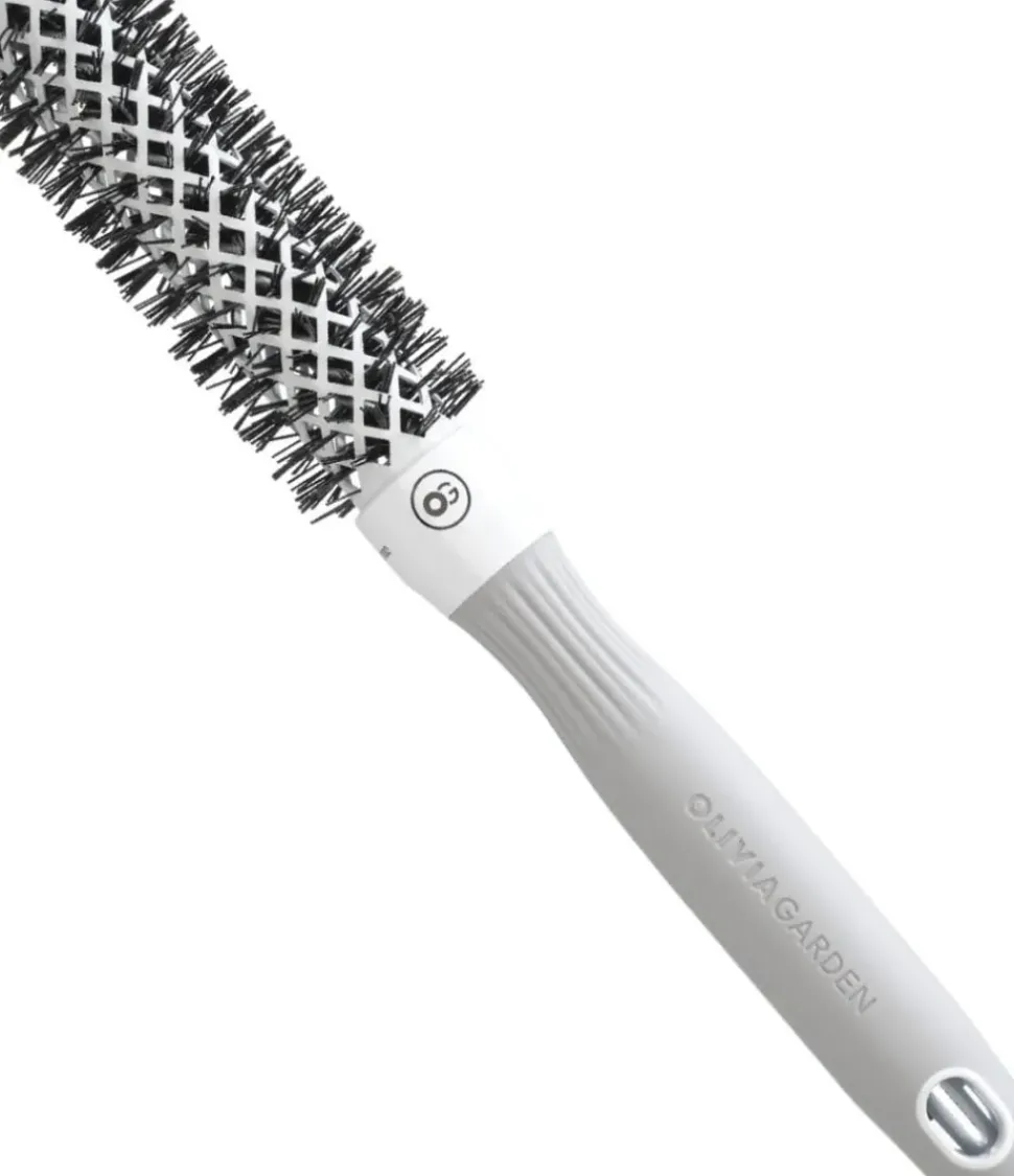 Olivia Garden Expert Blowout Shine White & Grey 20 mm