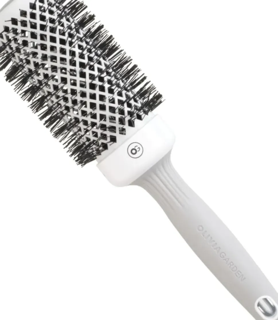 Olivia Garden Expert Blowout Shine White & Grey 45 mm