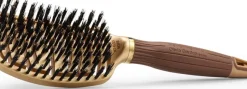 Olivia Garden Expert Care Flex Boar Bristles - Gold & Brown