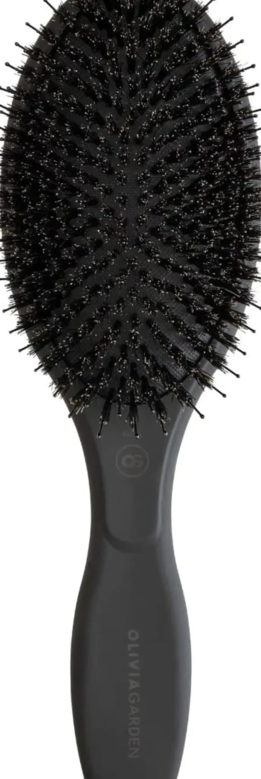 Olivia Garden Expert Care Oval - Boar & Nylon Bristles Black