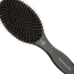 Olivia Garden Expert Care Oval - Boar & Nylon Bristles Black (U)