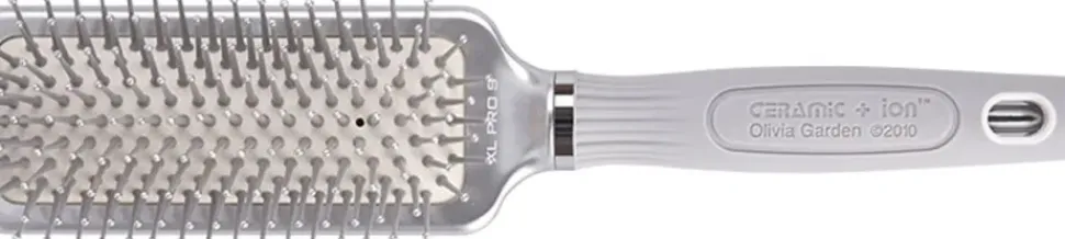 Olivia Garden Expert Care Rectangular Nylon - Silver Small