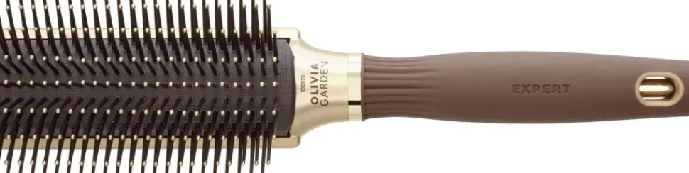 Olivia Garden Expert Style Control - Nylon Bristles Gold & Brown