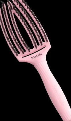 Olivia Garden Fingerbrush Boar & Nylon M Think Pink Jaipur Rose