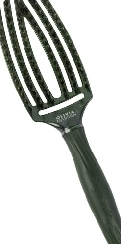 Olivia Garden Fingerbrush Care Iconic Medium - Green Emerald