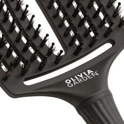 Olivia Garden Fingerbrush Combo Full Black - Large