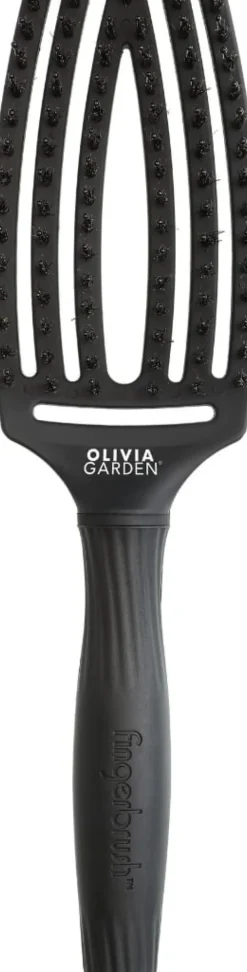 Olivia Garden Fingerbrush Combo Full Black - Medium